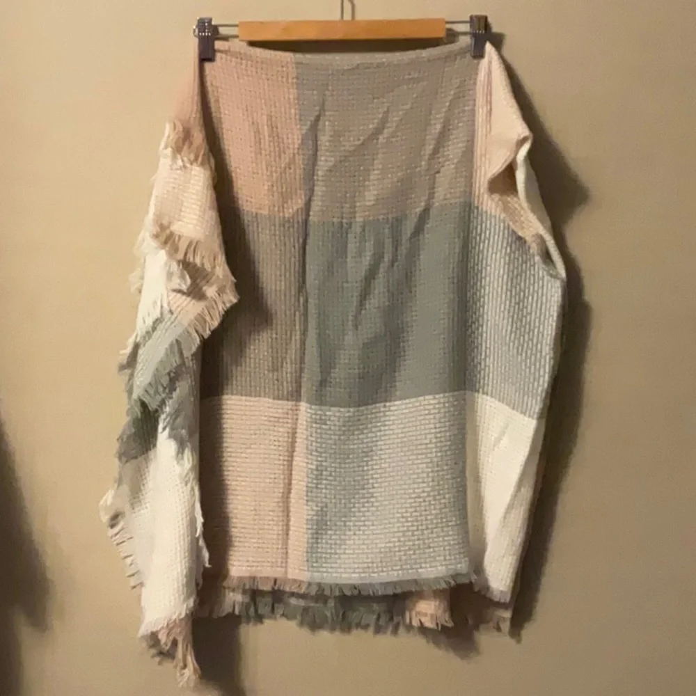 Elegant Multicolor Fringe Wrap